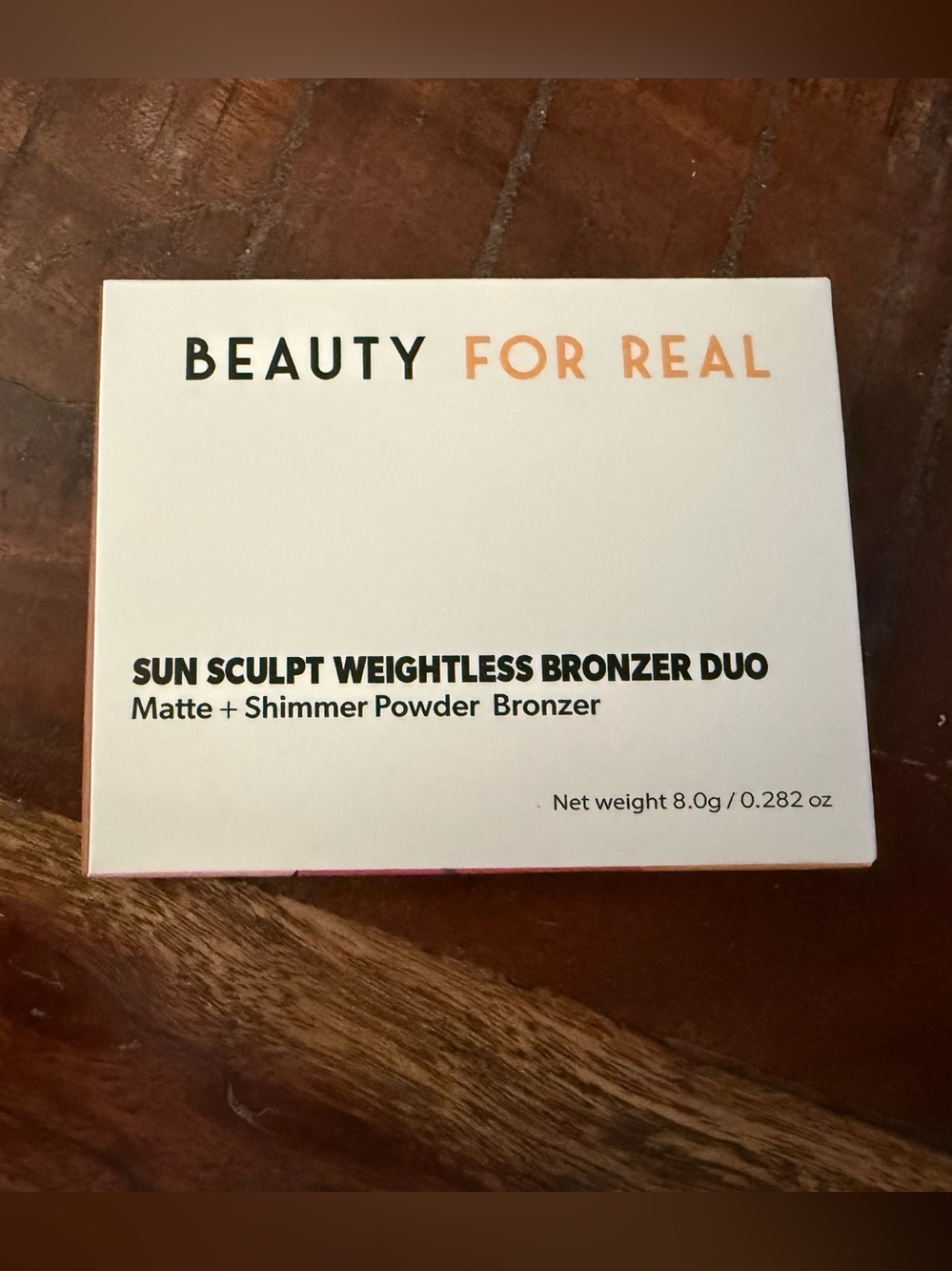 Beauty For Real Sun Sculpt Weightless Bronzer Duo HERE COMES THE SUN, NIB